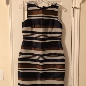 Ann Taylor Striped Dress Sz 6